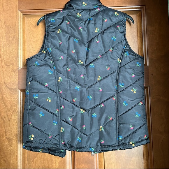EUC floral puffer vest - Picture 2 of 4
